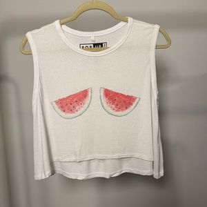 Sleeveless Tank Crop Top, S